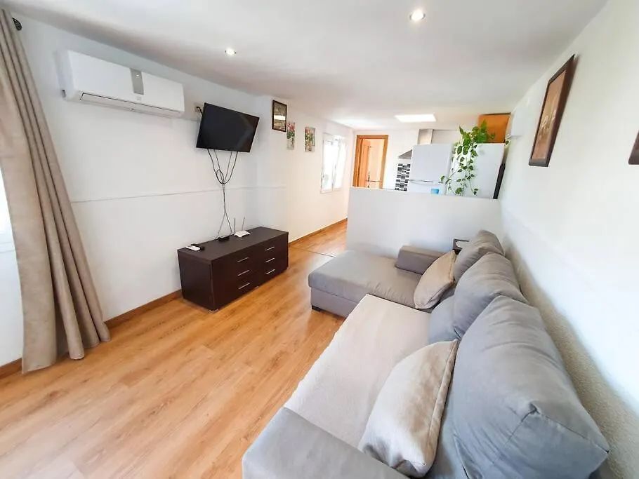 Apartment D With Heated Swimming Pool, Jacuzzi, Waterfall, Heating Is Extra 베날마데나코스타 0*,